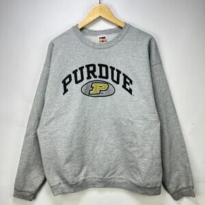 Vintage 90s Purdue University Sweatshirt XL Boilmakers